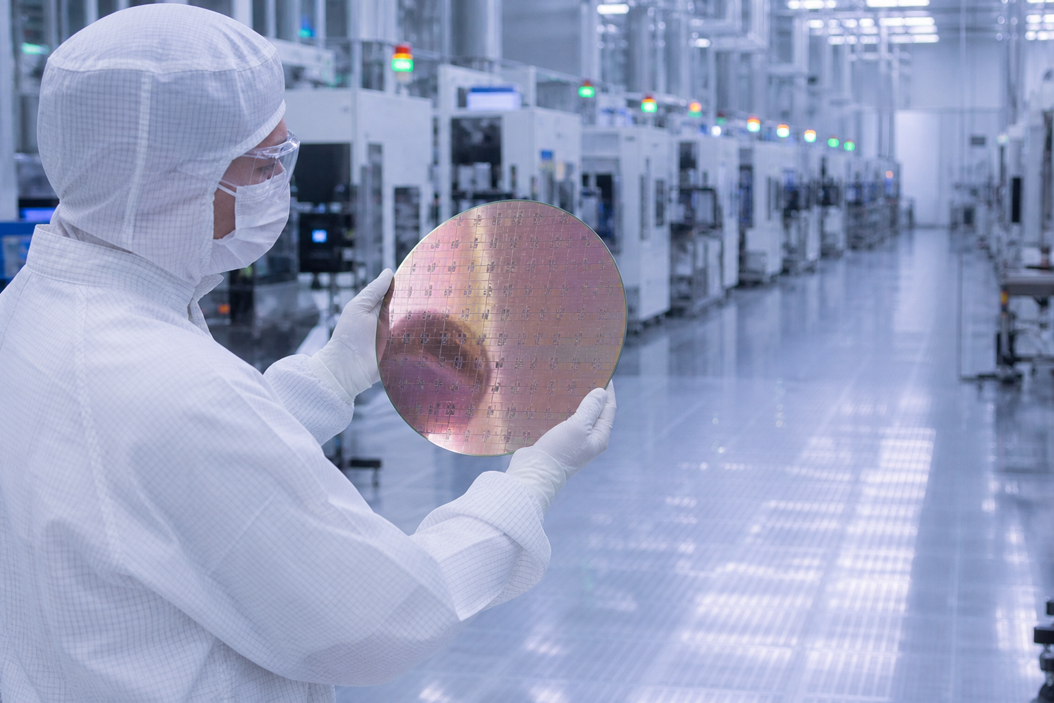 A technician handles a wafer-scale processor. OpenAI’s new Ultrafast tier for GPT-5.6 Sol is served on Cerebras hardware.